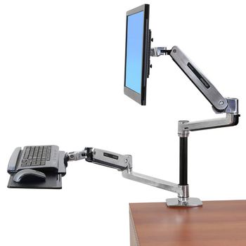ERGOTRON LX Sit Stand Desk Mount LCD Arm (45-360-026)