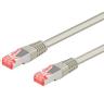 WENTRONIC goobay Patchk. CAT6.a SSTP gy 1,0m