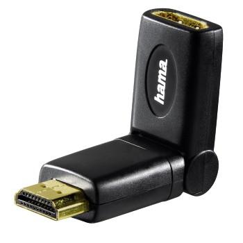 HAMA Adapter HDMI Rotation Hona-Hane Guld Svart (00122234)