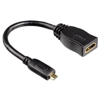 HAMA Adapter HDMI Micro D-HDMI Hane-Hona Guld Svart (00122236)