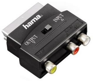 HAMA Scart Adapter-3 Phono In/Out (00122239)