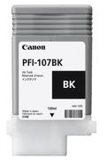 CANON PFI107BK Black Standard Capacity Ink Cartridge 130ml - 6705B001