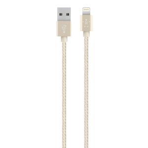 BELKIN CABLE LIGHTNING USB METAL GOLD (F8J144bt04-GLD)