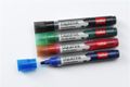 NOBO Liquid Ink Whiteboard Marker Bullet Tip 3mm Line Assorted Colours (Pack 6) 1901077 (1901077)