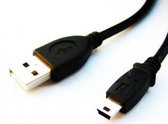 GEMBIRD USB 2.0 A-plug MINI 5PM 6ft cable, bulk packing (CCP-USB2-AM5P-6)