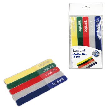 LOGILINK cable strap 180/20mm [colourfu F-FEEDS (KAB0008)