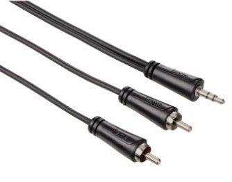 HAMA Audio Kabel 3,5mm Jack-2 Phono 0,75m ST (00122294)