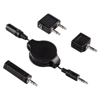 HAMA Kabel og adapterkit for fly, roll-up 1,2m (00122369)