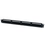 STARTECH StarTech.com 24 Port 1U Rackmount Cat 6 110 Patch Panel - 24 port Network Patch Panel - RJ45 Ethernet 110 type Rack Mount Patch Panel 1U (C6PANEL24) - Patch panel - CAT 6 - black - 1U - 24 ports - for
