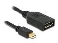 DELOCK Displayport-Verl. mini DPort -> DPort St/Bu 0.21m (65554)