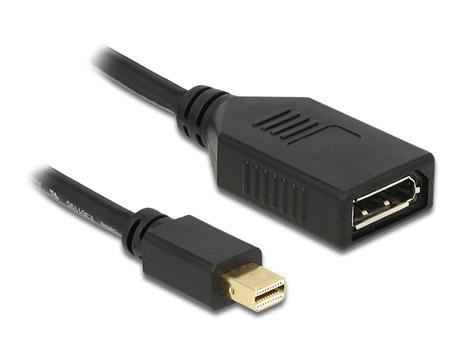 DELOCK Displayport-Verl. mini DPort -> DPort St/Bu 0.21m (65554)