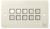 SY Electronics SY KP10 Panel 10button 147x86 hvit 4xIR/ RS-232, 2xInPorts, 2xRelay TriColor