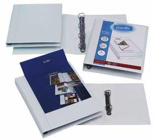 BANTEX A4 katalogbind med indstik 35mm hvid (400001373*10)