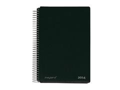 Mayland Spiralkalender 2050 2 dage sort PP 12x17cm