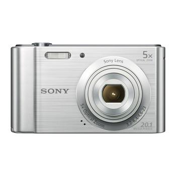 SONY DSCW800S digital camera 20M CCD 28mm 5x IS 2.7inch 720p silver (DSCW800S.CE3)