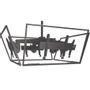 CHIEF MFG LCM4U | FUSION Large Quad-Mount | Column not included | VESA 200x200-600x400 | Max 38,6kg | Musta