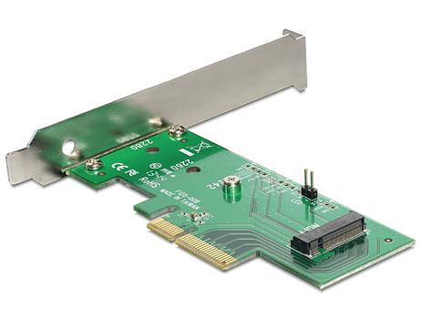 DELOCK kontrollerkort,  PCI-E 2.0 x4, SATA 6, 1xmSATA, 3x SATA 7-pin (89370)