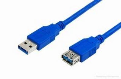MediaRange USB Kabel A - A St/Bu 3m blau  (MRCS145)