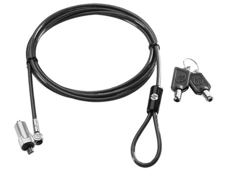 HP UltraSlim-kabellås med nøgle (H4D73AA)
