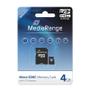 MediaRange SD MicroSD Card 4GB SD CL.10 F-FEEDS