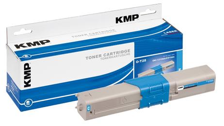KMP Toner OKI C310dn/ 330dn 44469706 comp. cyan O-T28 (1333,0003)