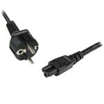STARTECH 1m 3 Prong Laptop Power Cord?Schuko CEE7 to C5 Clover Leaf Power Cable Lead	 (PXTNB3SEU1M)