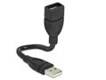 DELOCK USB Kabel A -> A St/Bu 0.15m ShapeCable (83497)