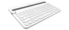 Logitech Multi-Device K480 - tastatur - Tysk - hvit Inn-enhet