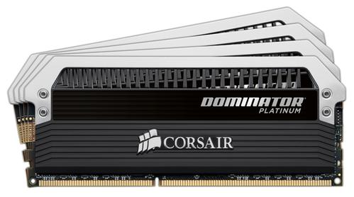 CORSAIR DDR4 2666MHz 16GB Kit 4x4GB DIMM Unbuffered 16-18-18-35 DOMINATOR Platinum 1.20V (CMD16GX4M4A2666C16)