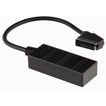 HAMA Förgreningsbox Scart 3st Scart Ingångar ST (122226)