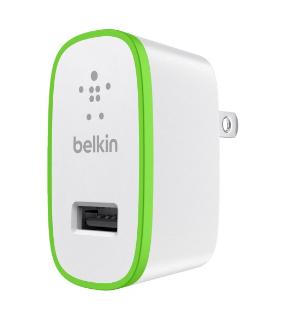 BELKIN iPad/ Iphone Home Charger 2.4A, White (F8J040vfWHT)