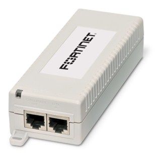 FORTINET GPI-115 Gigabit Power over Ethernet  (POE) Injector -Fortinet 1-Port Gigabit POE Power  Injector, 802.3af 15.4Watts 10/ 100/ 1000 (PD-3501) (GPI-115)