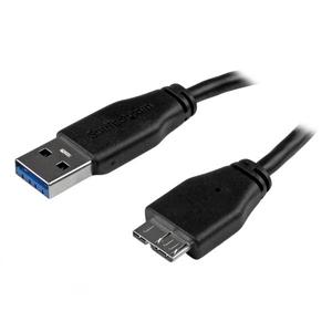 STARTECH Slim Micro USB 3.0 Cable - M/M - 1m	 (USB3AUB1MS)