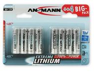 ANSMANN 4+4 Extreme Lithium AA Mignon Big Pack (1512-0012)