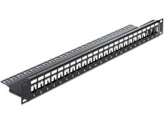 Delock Keystone Patch Panel - koblingspanel - 1U - 19"