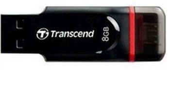 TRANSCEND 8GB JetFlash 340 OTG USB2.0 SMT Plug A + Micro-B (TS8GJF340)