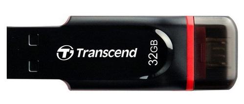 TRANSCEND 32GB JetFlash 340 OTG USB2.0 SMT Plug A + Micro-B (TS32GJF340)