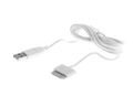 INSMAT iPhone 3/4/4S iPad/ iPad2 USB cable Wht (133-9903)