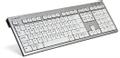 LOGICKEYBOARD LogicSilver w/dual USB SE PC Silver, USB