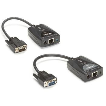 BLACK BOX Mini CATx VGA Extender Kit with Video Equalization Adjustment (VX-VGA520-K)
