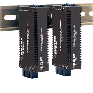 BLACK BOX 10-100 MP Converter - MM ST 2km Factory Sealed (LIC022A-R2)