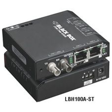 BLACK BOX DrX 10-100 Converter (2) 10/100 Mbps RJ-45 Factory Sealed (LBH100A-SSC)