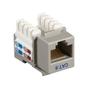 BLACK BOX CAT6 GREY KEYSTONE JACK VALUE LINE