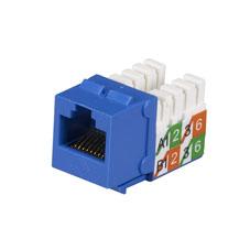 BLACK BOX GIGABASE2 CAT5E JACK - BLUE, 1 UNIT (FMT920-R2)
