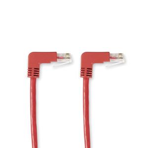 BLACK BOX Patch Cable Angled CAT6 UTP - 0.3m Red Factory Sealed (EVNSL236-0001-90DD)