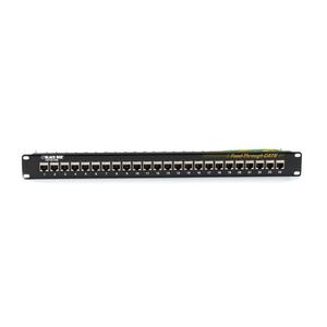 BLACK BOX Cat6 Feed-Through Patch Panels - 24 port shielded Factory Sealed (JPM814A)