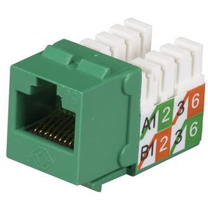 BLACK BOX Jack CAT5e GigaBase2 - Green 25-pack Factory Sealed (FMT924-R2-25PAK)
