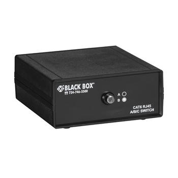 BLACK BOX 2-to-1 CAT6 10-GbE Manual Switch (ABC) (SW1030A)