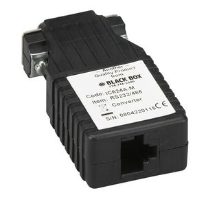 BLACK BOX RS232-485 Converter 2/4W - RJ-45 DB9 M Factory Sealed (IC624A-M)