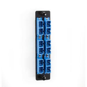 BLACK BOX Fiber Adapter Panels - Ceramic 6 Duplex SC Blue Factory Sealed (JPM461C)